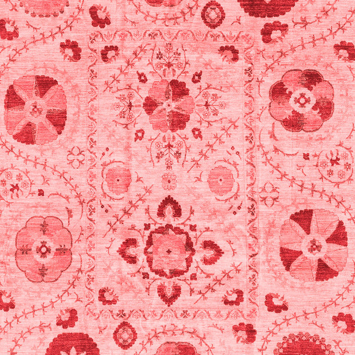 Machine Washable Abstract Red Modern Rug, wshabs3812red