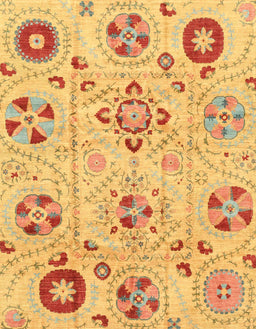Abstract Orange Modern Rug, abs3812