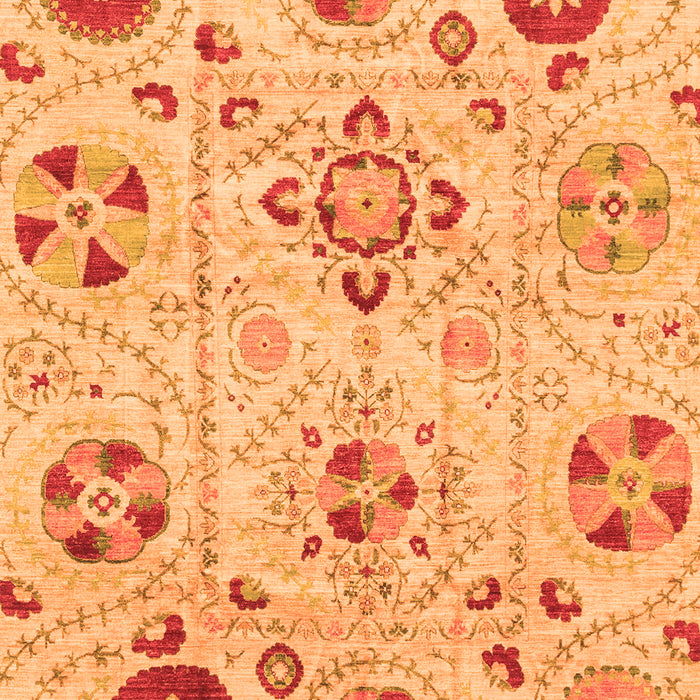 Abstract Orange Modern Rug, abs3812org