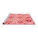 Modern Red Washable Rugs