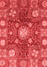 Abstract Red Modern Area Rugs