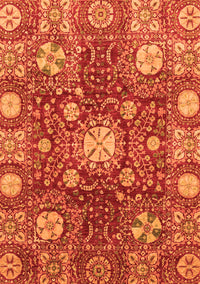 Abstract Orange Modern Rug, abs3813org