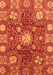 Abstract Orange Modern Rug, abs3813org