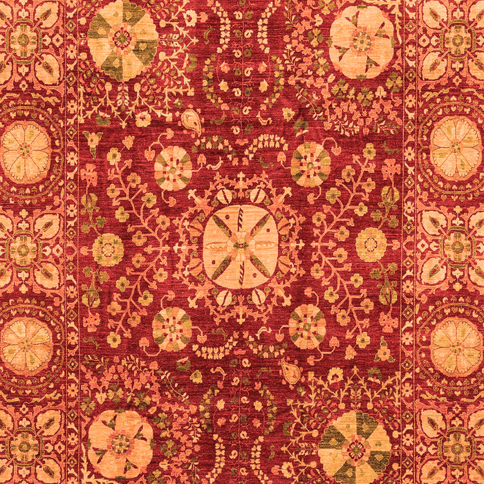 Abstract Orange Modern Rug, abs3813org