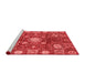 Modern Red Washable Rugs