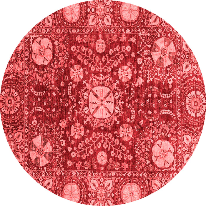 Machine Washable Abstract Red Modern Rug, wshabs3813red