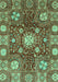 Abstract Turquoise Modern Rug, abs3813turq