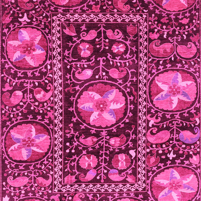 Machine Washable Abstract Pink Modern Rug, wshabs3814pnk