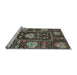 Sideview of Machine Washable Abstract Light Blue Modern Rug, wshabs3814lblu