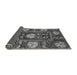 Sideview of Abstract Gray Modern Rug, abs3814gry