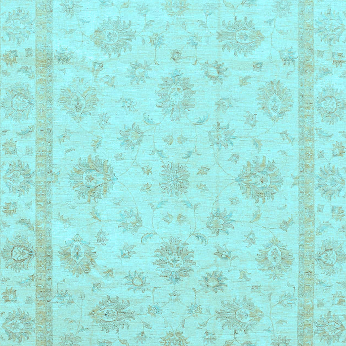 Oriental Light Blue Traditional Rug, abs3815lblu