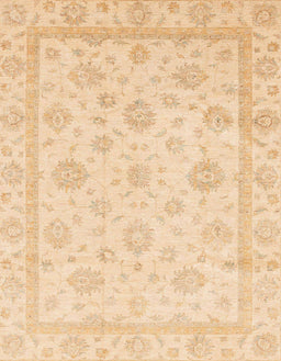 Machine Washable Abstract Brown Gold Rug, wshabs3815