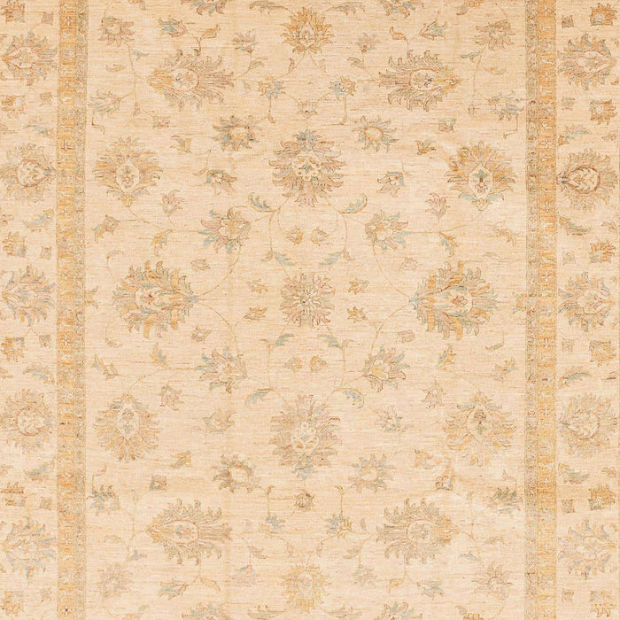 Machine Washable Abstract Brown Gold Rug, wshabs3815