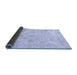 Sideview of Oriental Blue Traditional Rug, abs3815blu