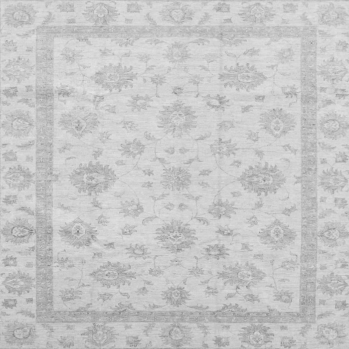 Square Oriental Gray Traditional Rug, abs3815gry