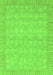 Machine Washable Abstract Green Modern Area Rugs, wshabs3816grn