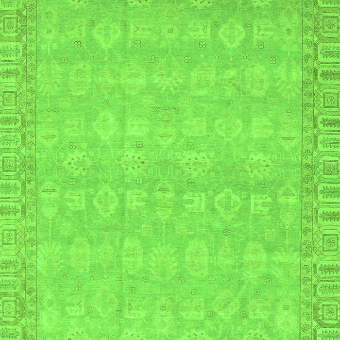 Machine Washable Abstract Green Modern Area Rugs, wshabs3816grn