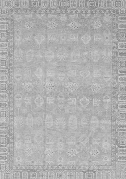 Abstract Gray Modern Rug, abs3816gry