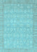 Abstract Light Blue Modern Rug, abs3816lblu