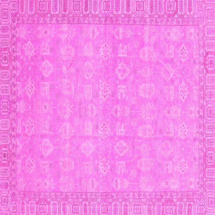Square Abstract Pink Modern Rug, abs3816pnk