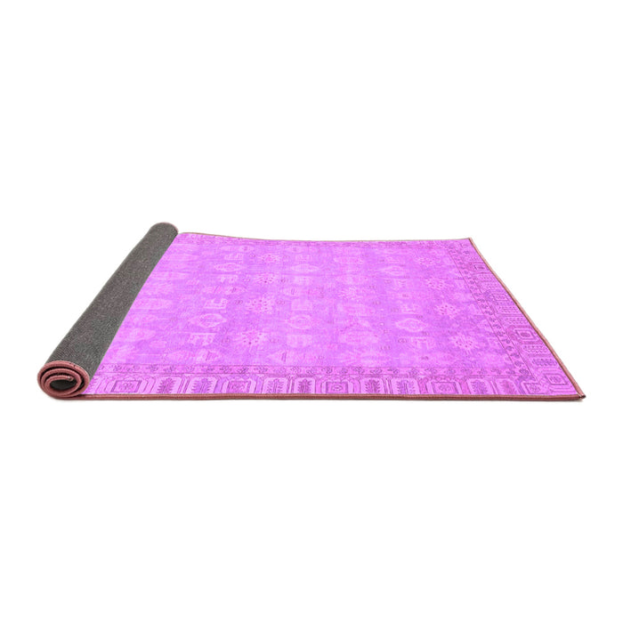 Sideview of Abstract Purple Modern Rug, abs3816pur