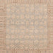 Square Machine Washable Abstract Light Copper Gold Rug, wshabs3816