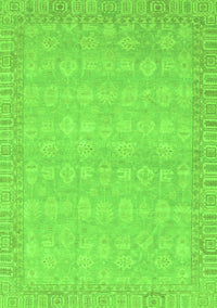 Abstract Green Modern Rug, abs3816grn