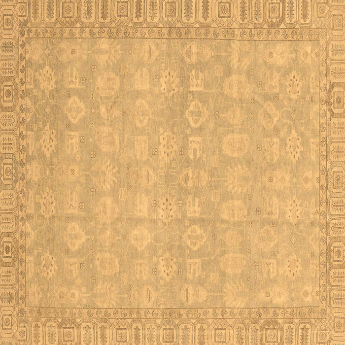 Square Machine Washable Abstract Brown Modern Rug, wshabs3816brn