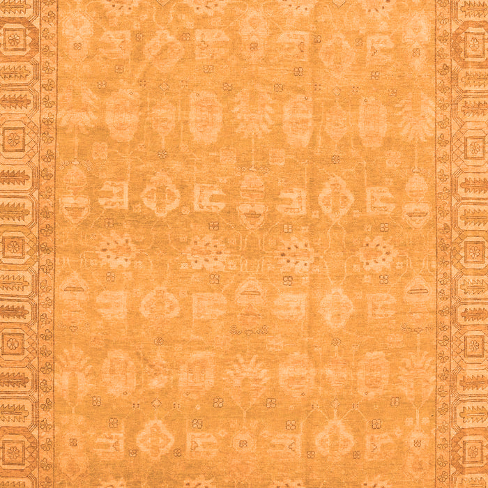 Machine Washable Abstract Orange Modern Area Rugs, wshabs3816org