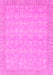 Machine Washable Abstract Pink Modern Rug, wshabs3816pnk