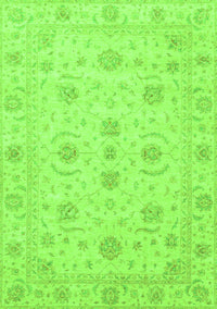 Oriental Green Traditional Rug, abs3817grn