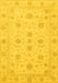 Oriental Yellow Traditional Rug, abs3817yw