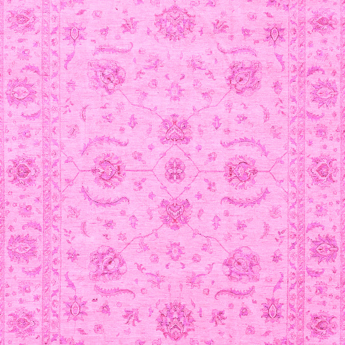 Machine Washable Oriental Pink Traditional Rug, wshabs3817pnk