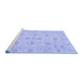 Sideview of Machine Washable Oriental Blue Traditional Rug, wshabs3817blu