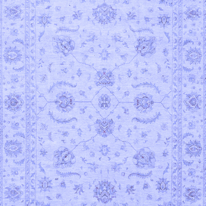 Machine Washable Oriental Blue Traditional Rug, wshabs3817blu