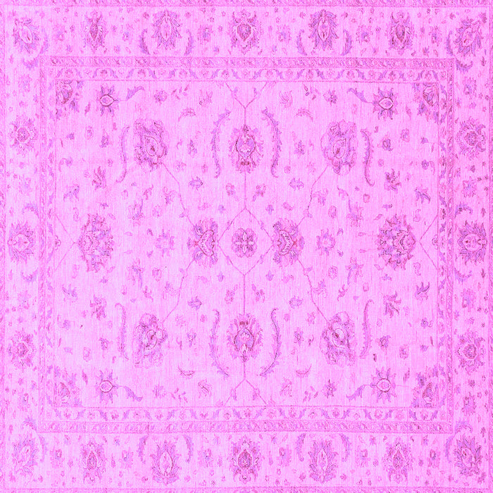 Square Machine Washable Oriental Purple Traditional Area Rugs, wshabs3817pur