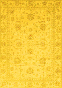 Oriental Yellow Traditional Rug, abs3818yw