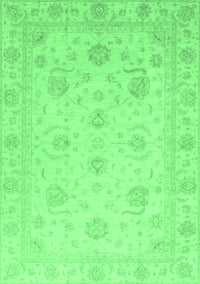 Oriental Emerald Green Traditional Rug, abs3818emgrn