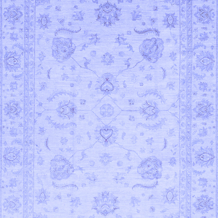 Machine Washable Oriental Blue Traditional Rug, wshabs3818blu
