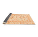 Sideview of Oriental Orange Traditional Rug, abs3819org