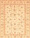 Abstract Orange Oriental Rug, abs3819