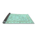 Sideview of Oriental Light Blue Traditional Rug, abs3819lblu