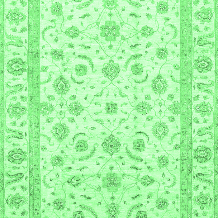 Oriental Emerald Green Traditional Rug, abs3819emgrn