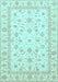 Oriental Light Blue Traditional Rug, abs3819lblu