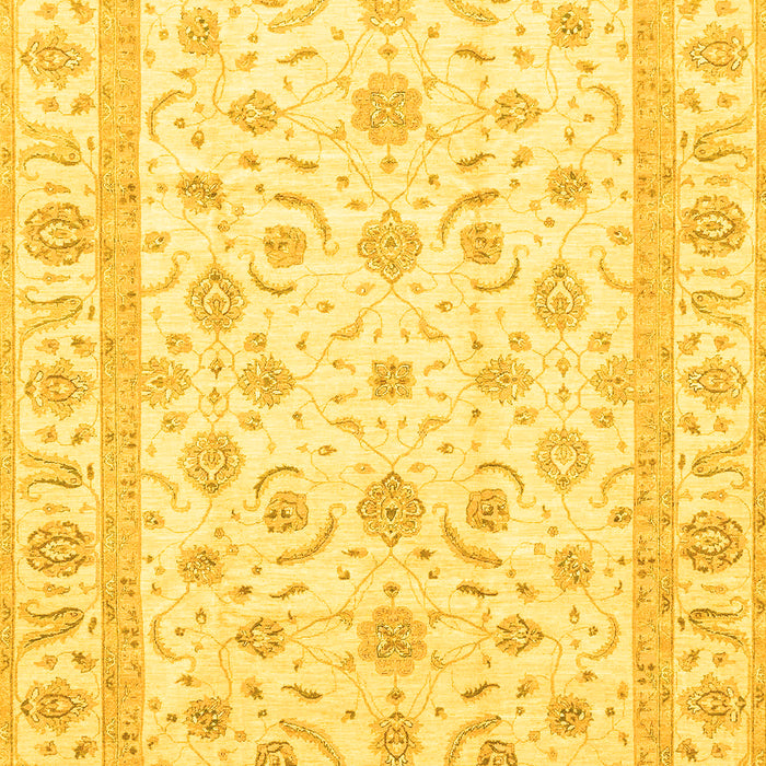 Oriental Yellow Traditional Rug, abs3819yw