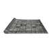 Sideview of Abstract Gray Modern Rug, abs381gry