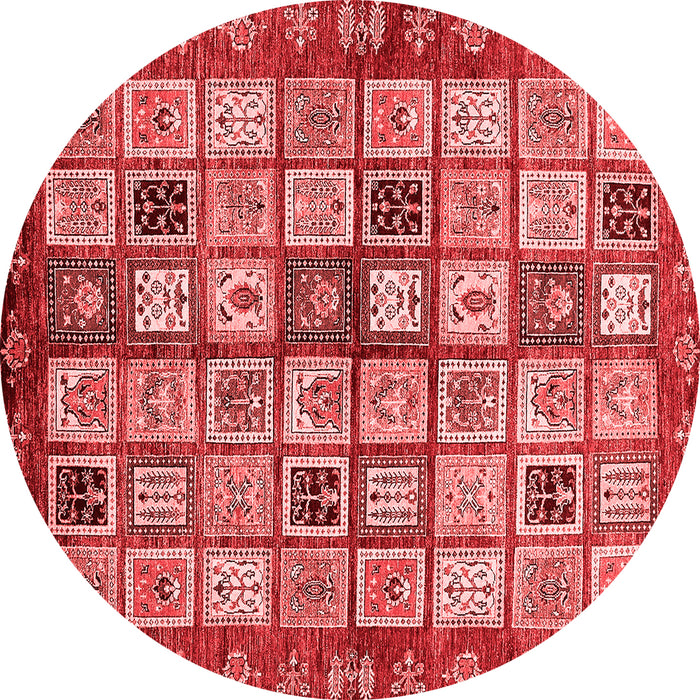 Abstract Red Modern Rug, abs381red
