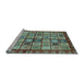 Sideview of Machine Washable Abstract Light Blue Modern Rug, wshabs381lblu