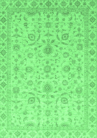 Abstract Emerald Green Modern Rug, abs3820emgrn