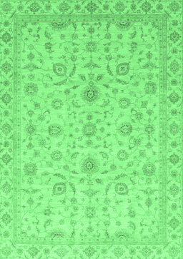 Abstract Emerald Green Modern Rug, abs3820emgrn